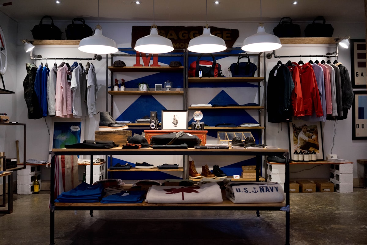 Small independent grocery store interior